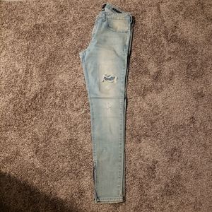 Pacsun Active Destroy & Repair Active Stretch Skinny Jeans